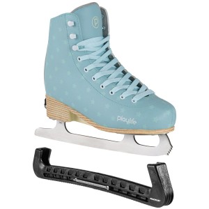 Patines De Hielo Powerslide Blue Sky adj. Ice Blade Cover bundle Unisex Azules | LDN328516