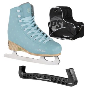 Patines De Hielo Powerslide Blue Sky adj. Ice Bag & Blade Cover bundle Unisex Azules | WNV043187