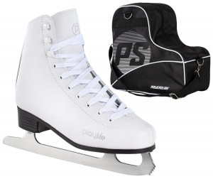 Patines De Hielo Powerslide PL Classic Ice Skate Bag bundle Unisex Blancas | VWL574936