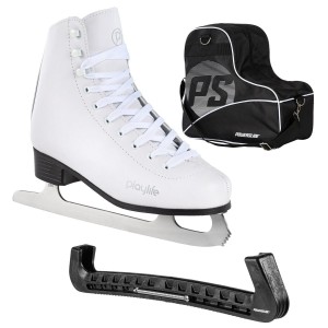 Patines De Hielo Powerslide PL Classic Ice Bag & Blade Cover bundle Unisex Blancas | UOG643915