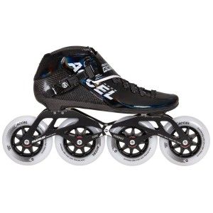 Patines En Línea Powerslide ACCEL Race 100 Hombre Negras | WTK864302