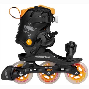 Patines En Línea Powerslide Doop Yellow Sunrise 100 Hombre Negras Naranjas | YSN876490