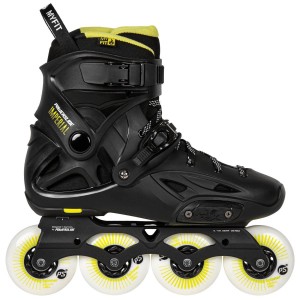 Patines En Línea Powerslide Imperial One Yellow 80 Hombre Negras Amarillo | YGU358912