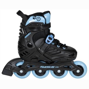 Patines En Línea Powerslide Khaan Junior LTD adj. Niños Negras Azules | JWB403165