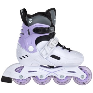 Patines En Línea Powerslide Khaan Junior NXT adj. Niños Blancas Moradas | FCM361407