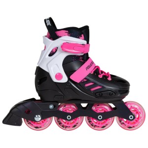 Patines En Línea Powerslide Khaan Junior SQD adj. Niños Negras Blancas Rosas | AXC813954