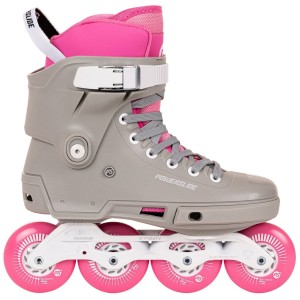 Patines En Línea Powerslide Next SL 80 Mujer Gris Rosas | WYJ942058