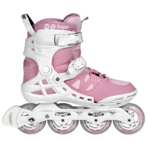 Patines En Línea Powerslide Phuzion Argon 80 Mujer Blancas Rosas | SAO723095