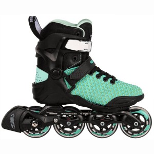 Patines En Línea Powerslide Phuzion Xenon Arctic 80 Mujer Negras Turquesa | ELD036971
