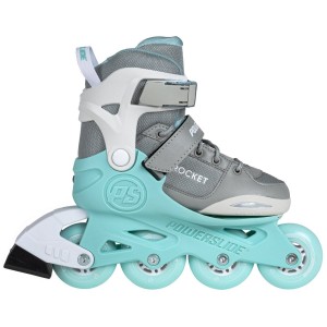 Patines En Línea Powerslide Rocket adj. Niños Gris Turquesa | LRZ863570