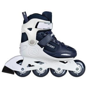 Patines En Línea Powerslide Rocket adj. Niños Blancas Azul Marino Azules | URZ652018