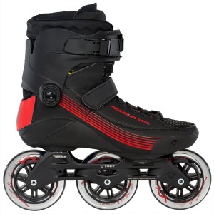 Patines En Línea Powerslide Swell 100 - 3D Adapt Hombre Negras Rojas | HBS183706