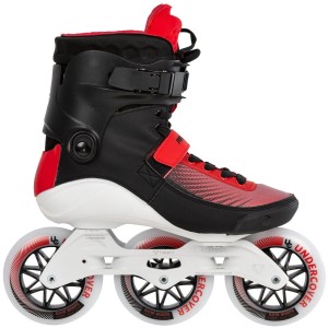 Patines En Línea Powerslide Swell Bolt 110 - 3D Adapt Hombre Negras Rojas | QAK327461