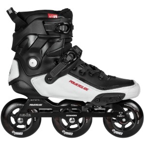 Patines En Línea Powerslide Tau 90 Hombre Negras Blancas | LOK581029