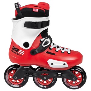Patines En Línea Powerslide Zoom Trinity 100 Hombre Rojas Blancas | TFK817540