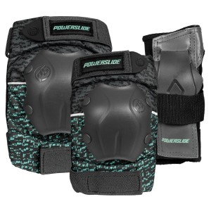 Proteccion Powerslide Standard Set Hombre Gris Turquesa | IZN731492